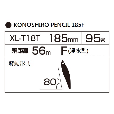 EXSENCE KONOSHIRO PENCIL 185F 6154