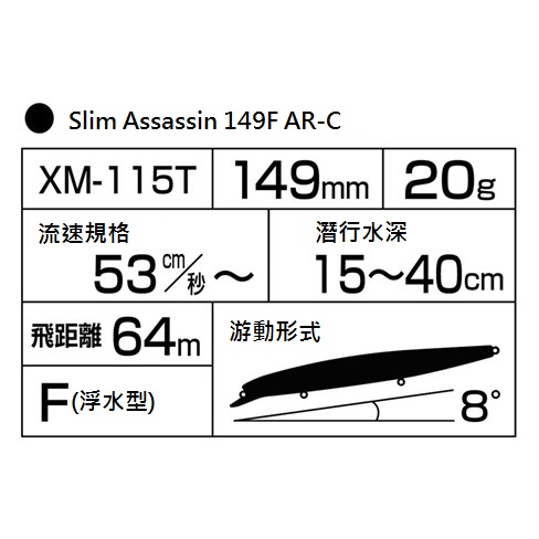 EXSENCE Slim Assassin 149F X AR-C 6157
