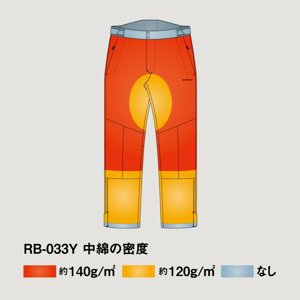 169686-2 26 RB-033Y GORE-TEX防水保暖釣魚褲 05