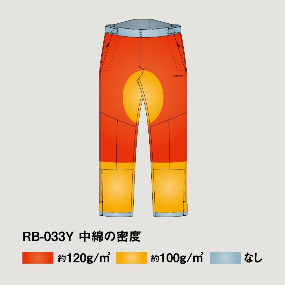 26 RB-033Y GORE-TEX防水保暖釣魚褲 05