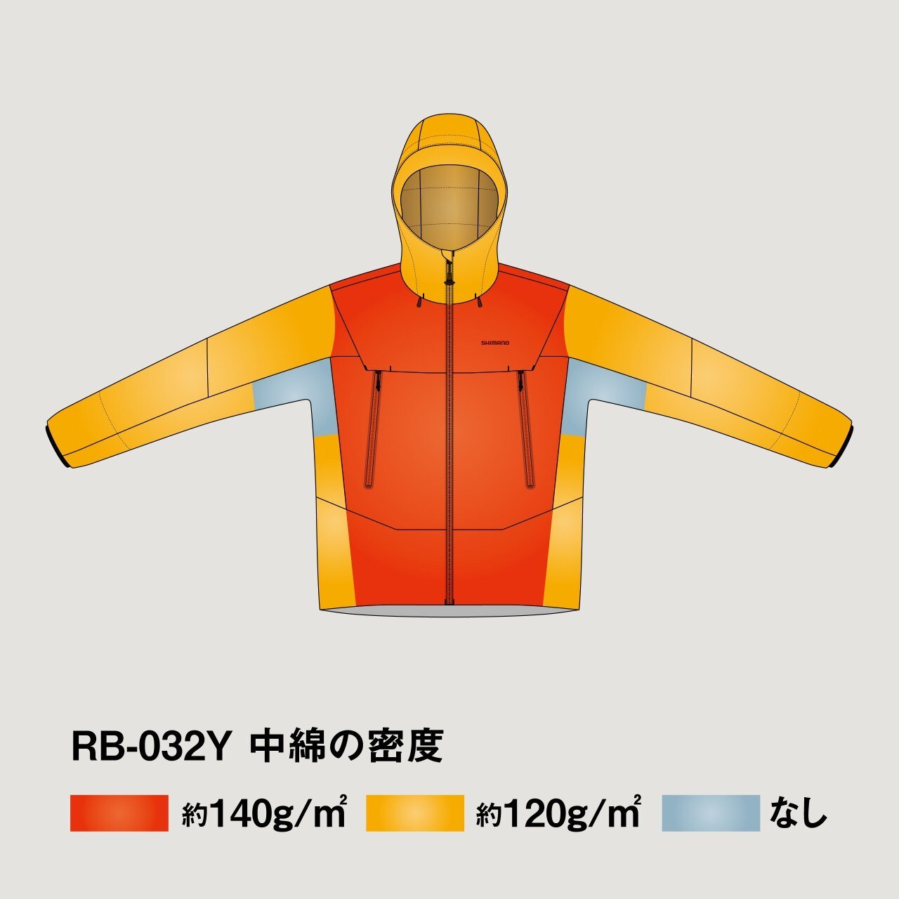 148001-2 25 RB-032Y GORE-TEX防水保暖釣魚外套 05